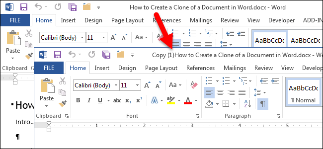 How to Make a Copy of Microsoft Word Document?