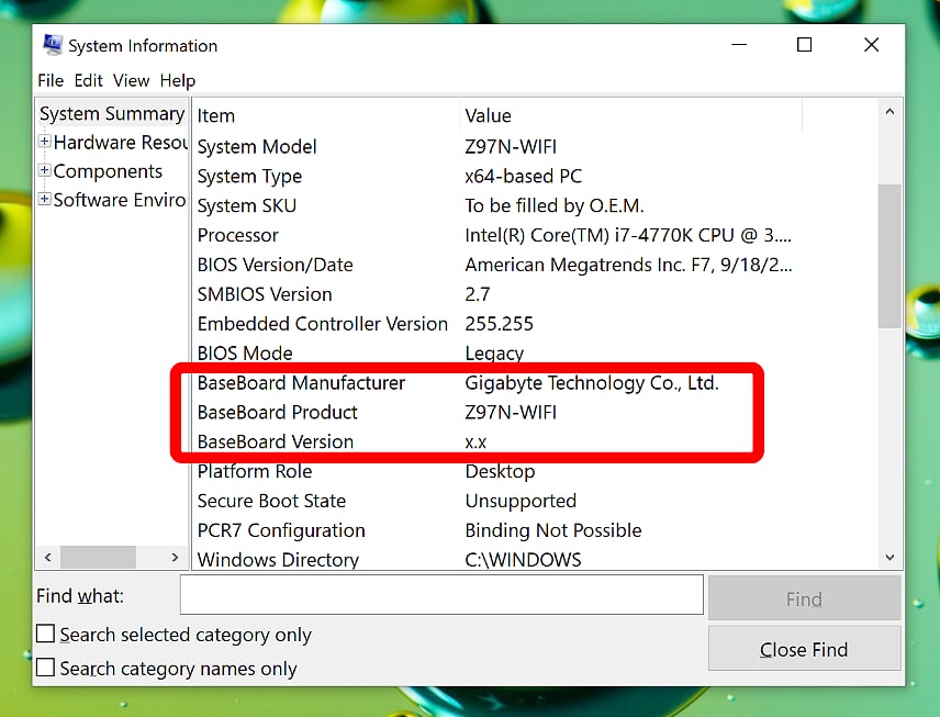 How To Find Motherboard Model Windows 10 Windows 10 How Can I Find