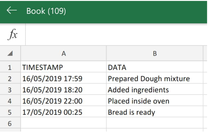 How to Timestamp in Excel