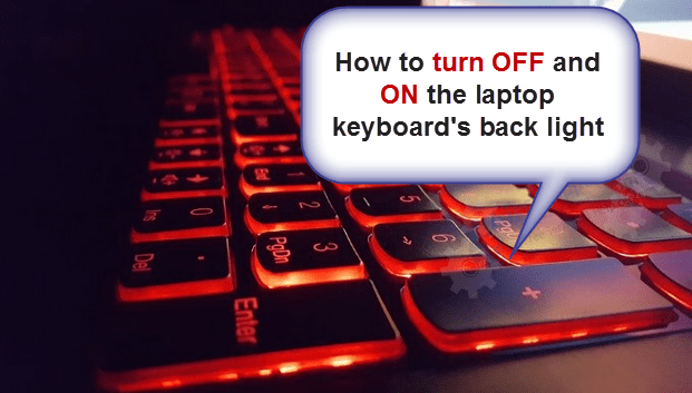 Laptop outlet keyboard lamp