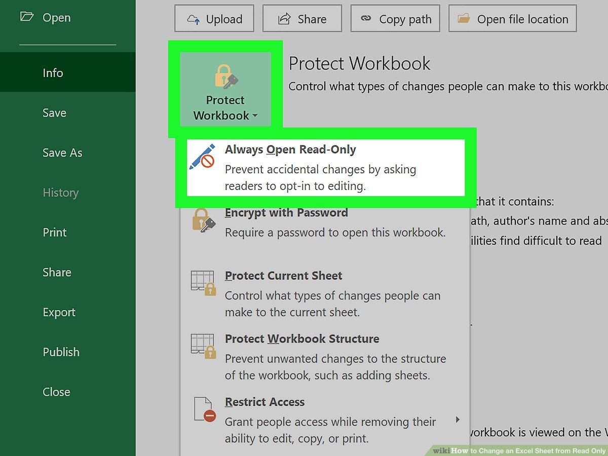 how-to-make-excel-sheet-read-only