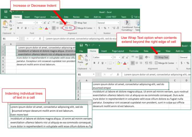 how-to-indent-in-excel-within-a-cell