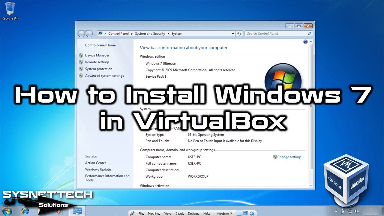 How To Install Windows 7 Virtual Machine On Windows 10?