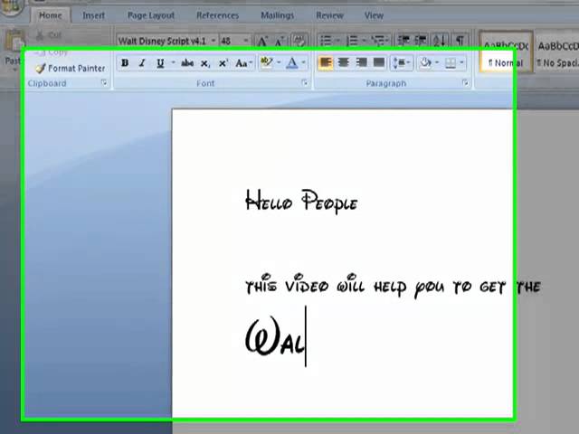 how-to-get-disney-font-on-microsoft-word