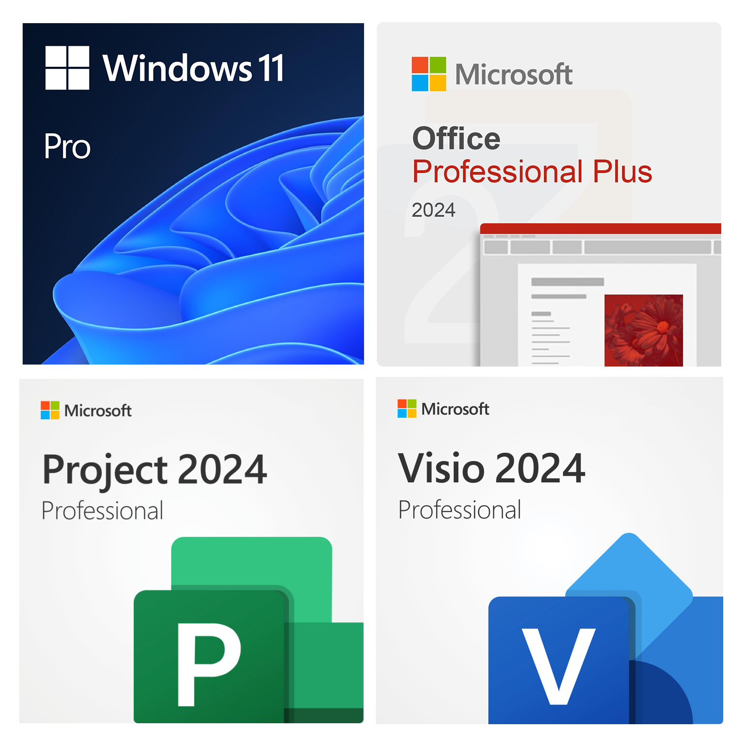Ultimate Microsoft Professional Bundle: Windows 11 Pro + Office 2024 P