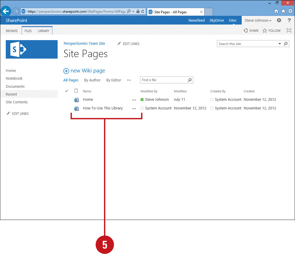 How To Create A New Page In Sharepoint 2013?