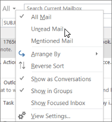 How To Filter Unread Emails In Outlook?