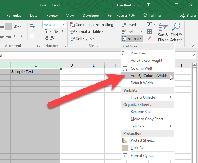 How to Change the Width of a Cell in Excel?