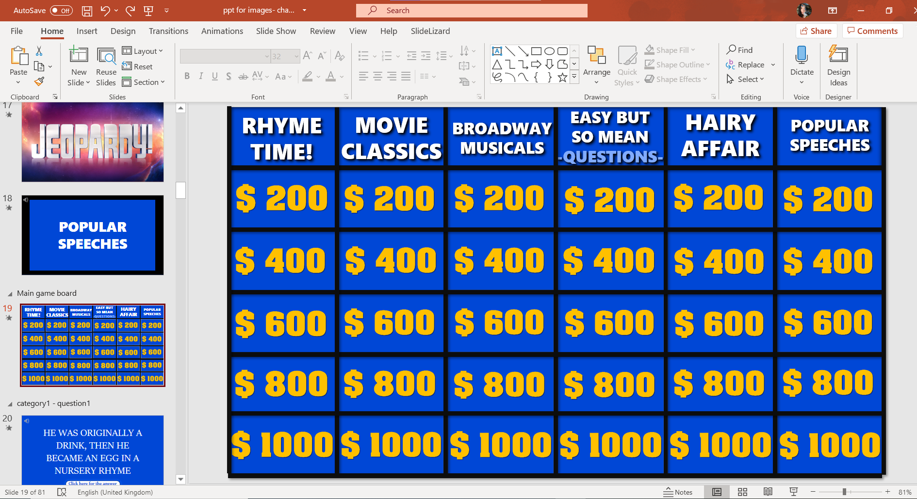 How To Create A Jeopardy Powerpoint?