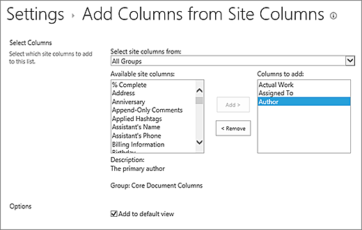 How To Add A Column In Sharepoint?