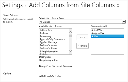 How To Create Columns In Sharepoint?