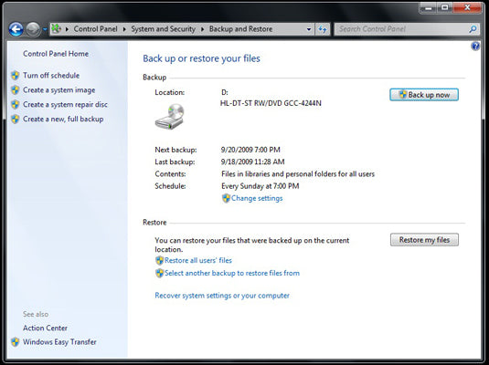 How to Delete Windows Backup Files Windows 7?