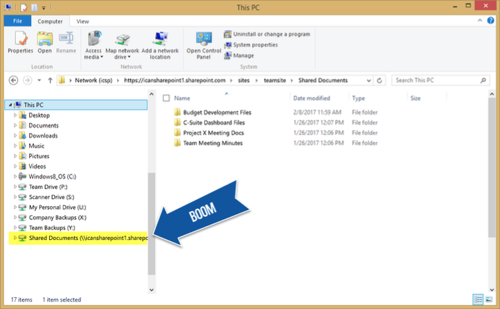 How To Link Sharepoint To File Explorer?