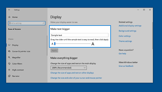 How to Change the Font Size on Windows 10?
