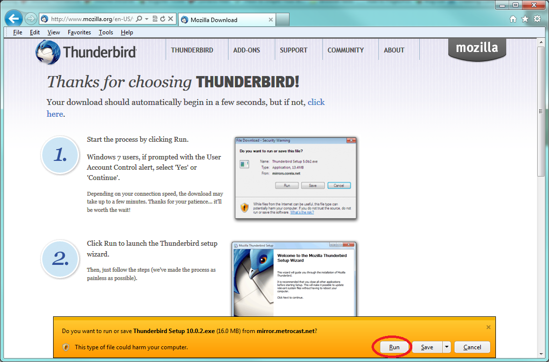 How to Install Thunderbird on Windows 10?