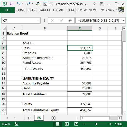 How to Create a Balance Sheet in Excel?