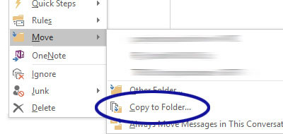 How To Move Multiple Emails To A Folder In Outlook?