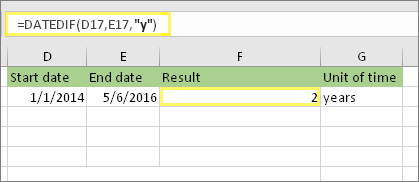 How to Calculate Difference in Dates in Excel?