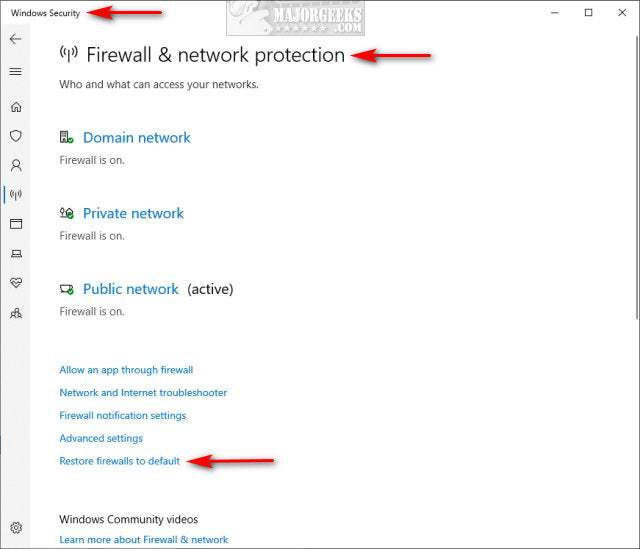 How to Reset Windows Defender in Windows 10?