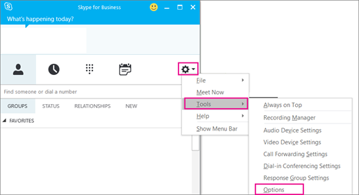 How To Remove Out Of Office From Skype For Business?