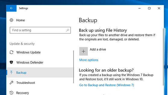 How to Use Windows Backup in Windows 10?
