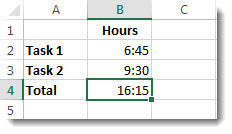 How to Add Up Time in Excel?