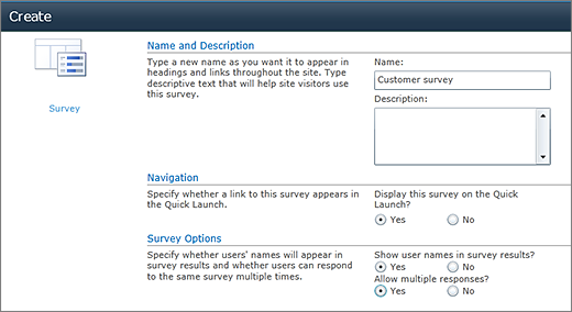 How To Make A Survey In Sharepoint?