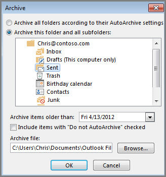 How To Archive A Folder In Outlook?