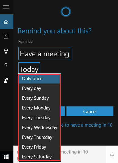 How to Set Reminders on Windows 10?