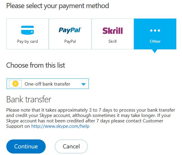 How To Pay Skype With Credit Card?