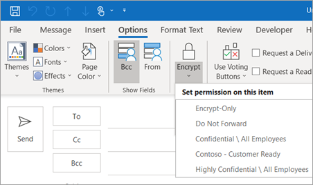 How To Encrypt A Message In Outlook?