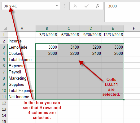 How to Select Range in Excel?