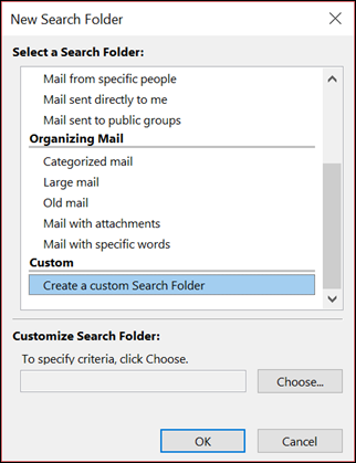How To Search For Folders In Outlook?