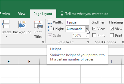 How to Shrink Excel Sheet?