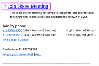 How To Join Skype Call With Conference Id?