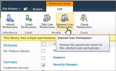 How To Set Permissions In Sharepoint?