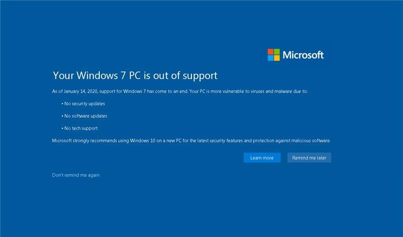 Does Microsoft Still Support Windows 7?