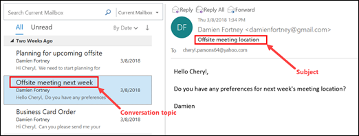 How To Change Subject Line In Outlook?