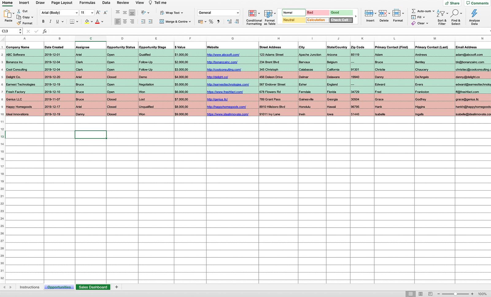 Does Excel Have a Crm Template?