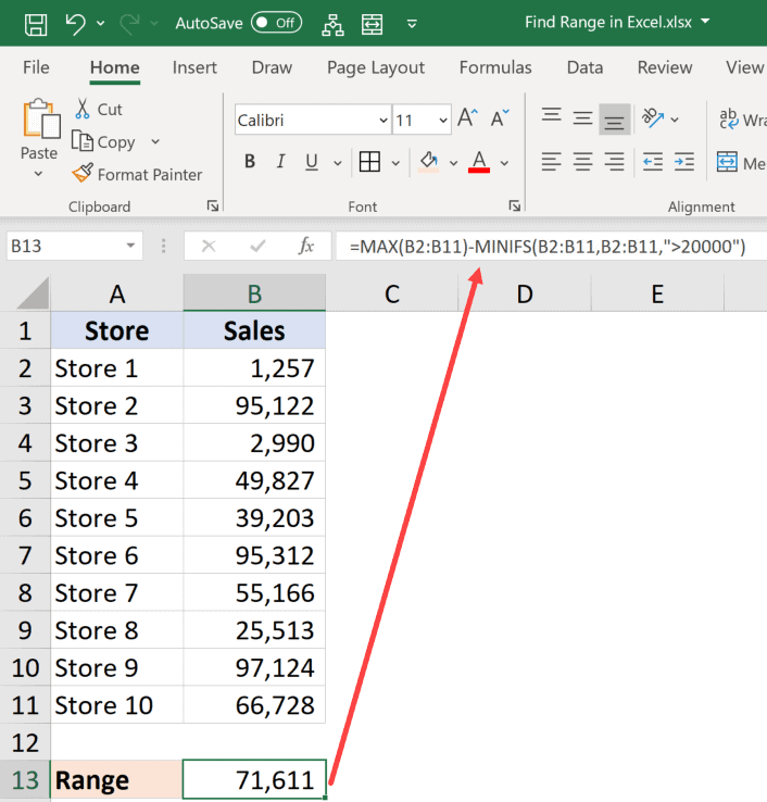 How to Do Range on Excel?