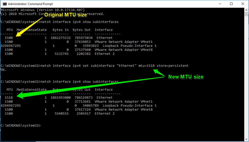 How to Check Mtu Size in Windows 10?