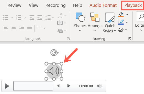 How to Hide Audio Icon in Powerpoint?