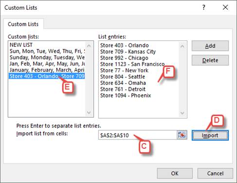 How to Create a Custom Autofill List in Excel?