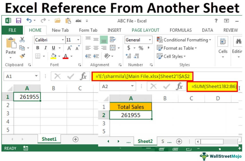 How to Reference a Cell From Another Sheet in Excel?