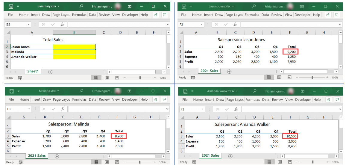 How to Link Worksheets in Excel?