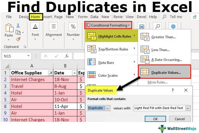 How to Find Duplicate Values in Excel?