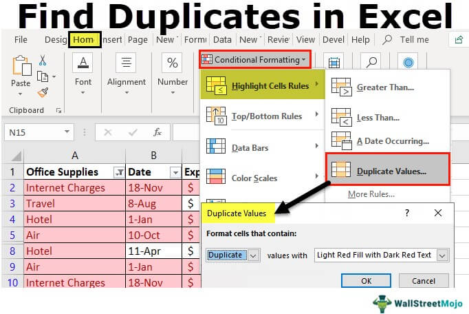 Can Excel Find Duplicates?