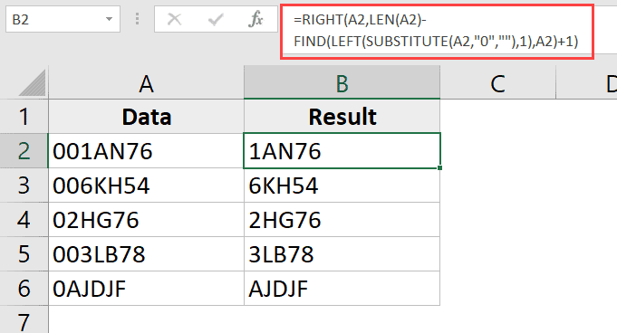 How to Remove Zeros in Excel?