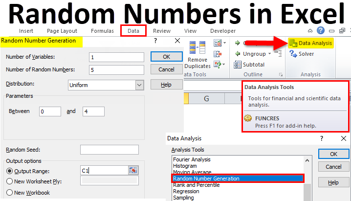 How to Do Random Number Generator in Excel?