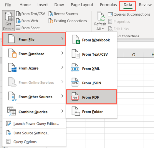 How to Transfer Data From Pdf to Excel?